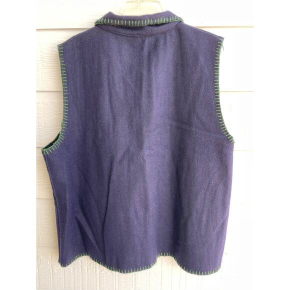 LemonGrass NWOT Fall Vest Navy 20W - Picture 2 of 7